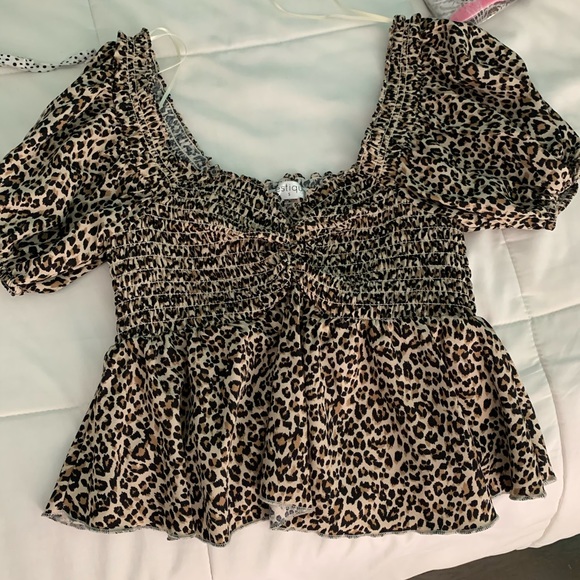 Cheetah top - Picture 1 of 1